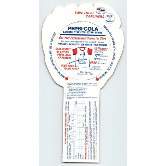 Pepsi-Cola Baseball Trading Card 1977 Pedro Borbon Cincinnati Reds MLB Trade - Picture 2 of 2